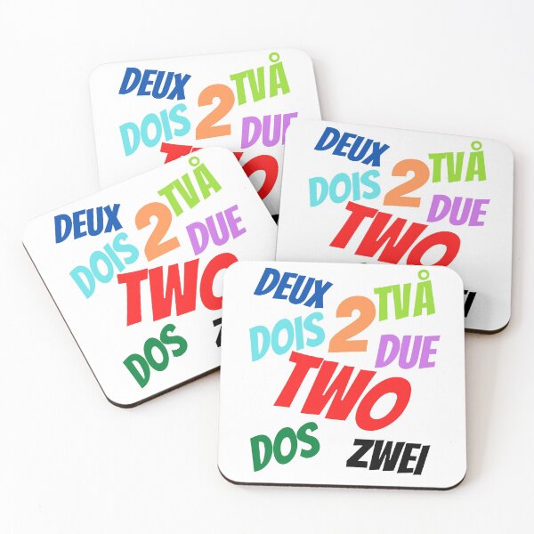 Item preview, The Number 2  in multiple languages designed and sold by ajtechdesigns.