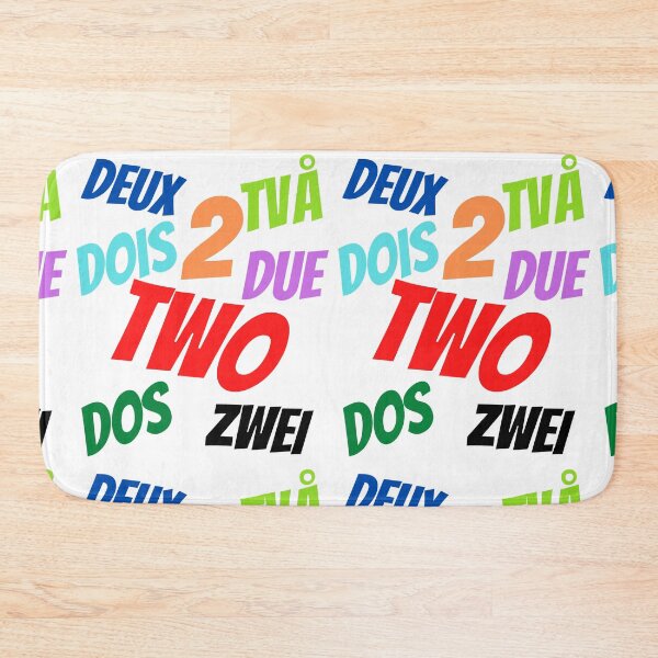 Item preview, The Number 2  in multiple languages designed and sold by ajtechdesigns.