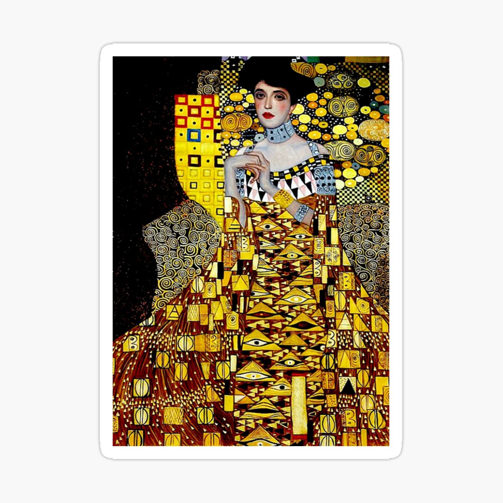 Portrait of Adele Bloch Bauer Reproduction I Gustav Klimt Art