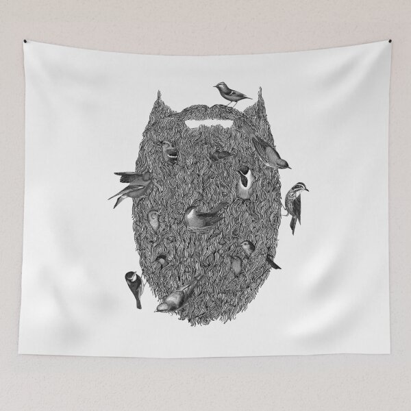 Item preview, BIRD BEARD designed and sold by thepapercrane.