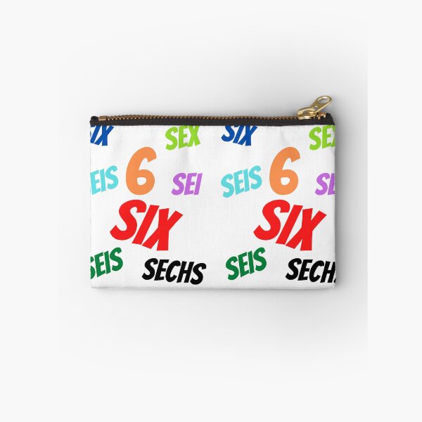 Item preview, The Number 6  in multiple languages designed and sold by ajtechdesigns.