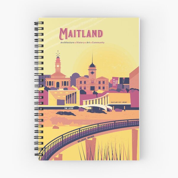 Item preview, Retro poster for Maitland, Hunter Valley NSW  designed and sold by BlackDogArtists.