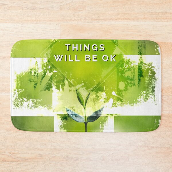 Item preview, Things will be ok-white background designed and sold by Rockergandalf.