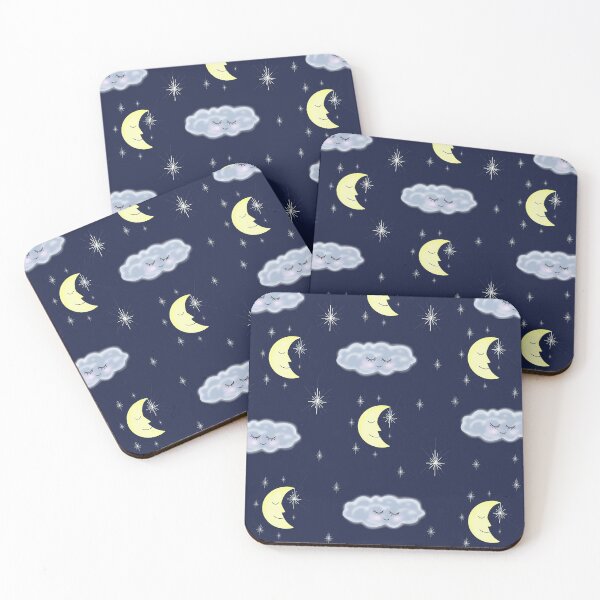 Item preview, Sleepy sky moon and clouds print designed and sold by noorgss92.