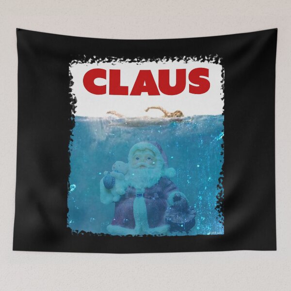Item preview, Claus Funny Christmas Shark Vintage Theme designed and sold by HeffDesigns.