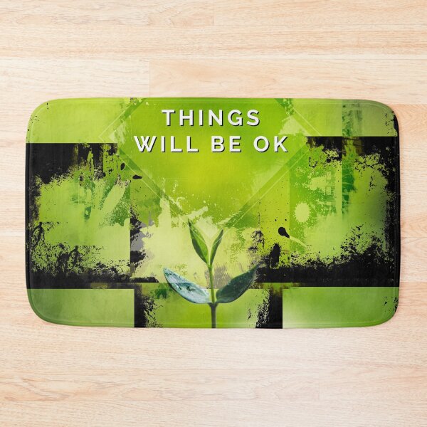 Item preview, Things will be ok-black background designed and sold by Rockergandalf.