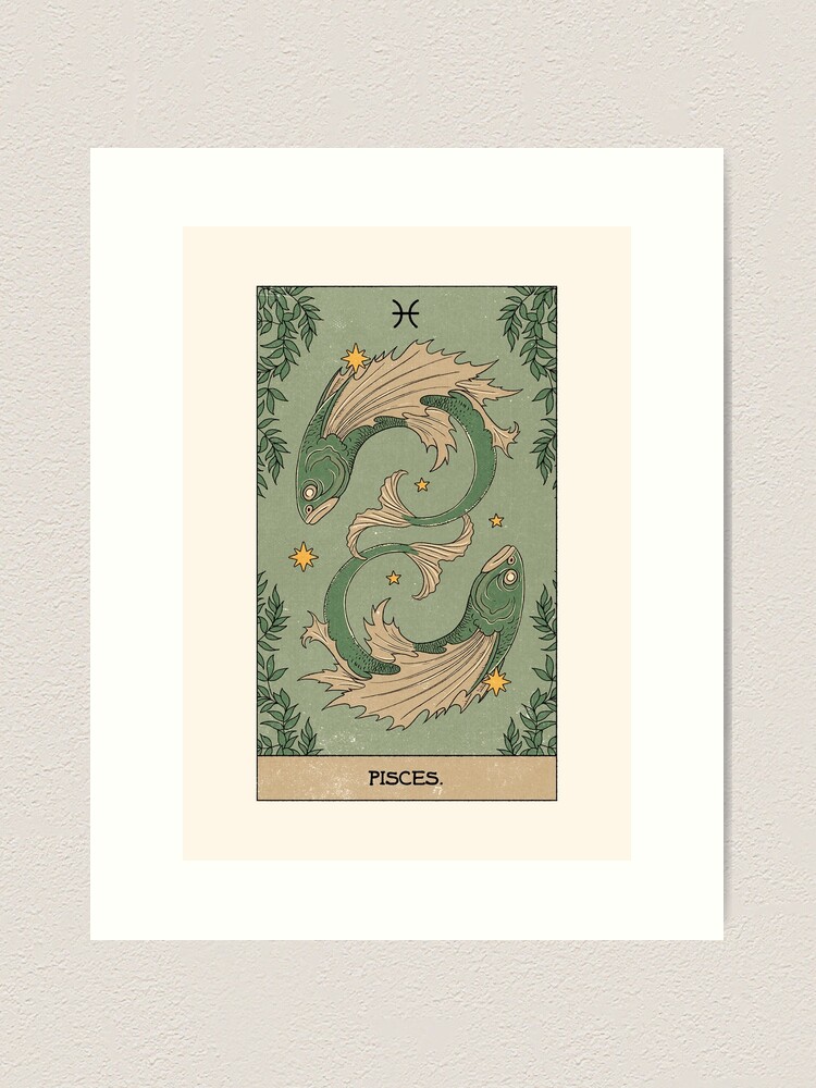 Thumbnail 2 of 3, Art Print, Pisces designed and sold by thiagocorream.