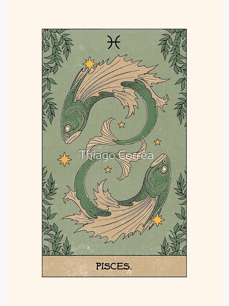 Thumbnail 3 of 3, Art Print, Pisces designed and sold by thiagocorream.