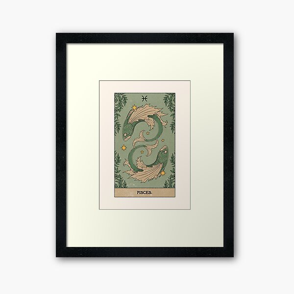 Pisces Framed Art Print