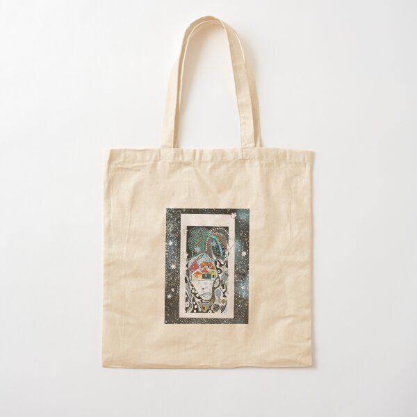 Snowy Holidays Baumwolltasche