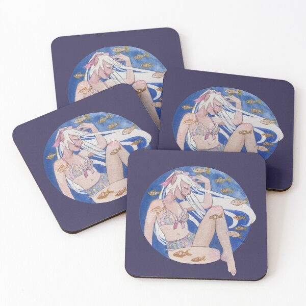 Item preview, Watercolour Girl in Ocean designed and sold by Gatorbunhead.