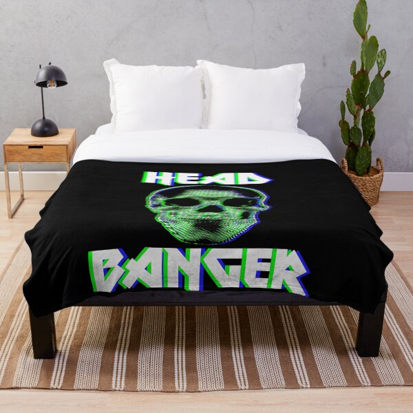 Item preview, Calavera de headbanger designed and sold by Bigup.