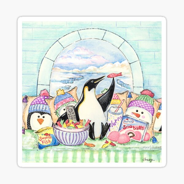 Isolation Penguin Sticker