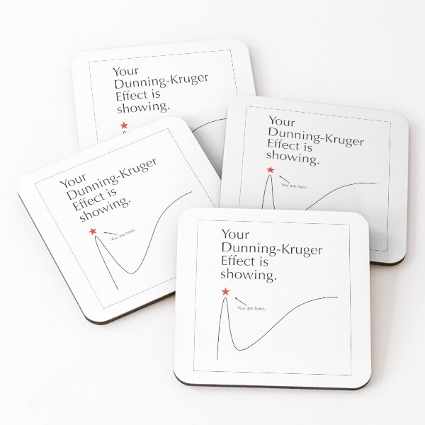 Item preview, Your Dunning-Kruger Effect is showing. designed and sold by IanTQuinn.