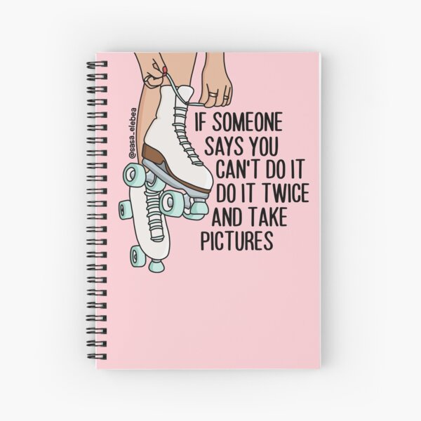 Do it twice by Sasa Elebea Spiral Notebook