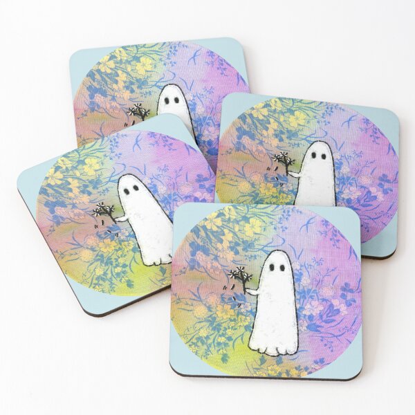 Item preview, Hopeless Romantic Ghost Embroidery designed and sold by ashleygilland.