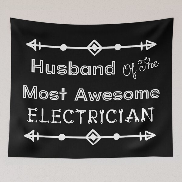 Item preview, Husband Of The Most Awesome Electrician | Tradies designed and sold by SerendipityNow.