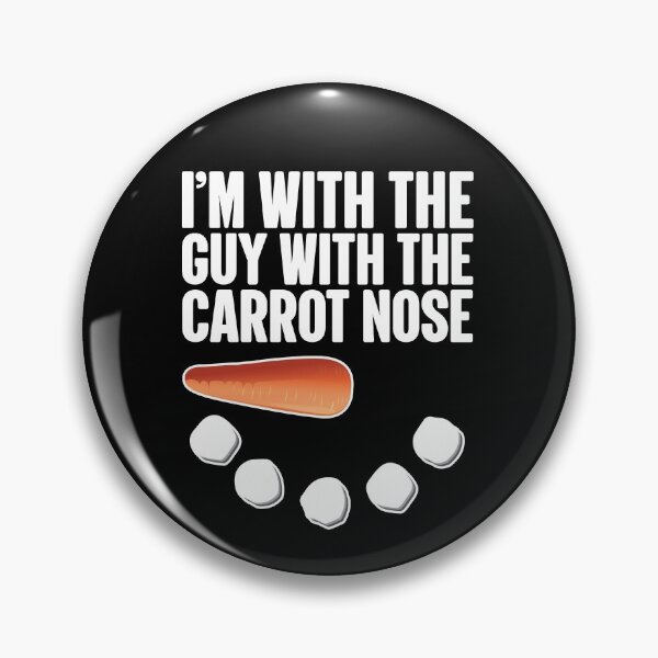Item preview, I'm With The Guy With The Carrot Nose | Xmas Snowman designed and sold by GravitiTees.