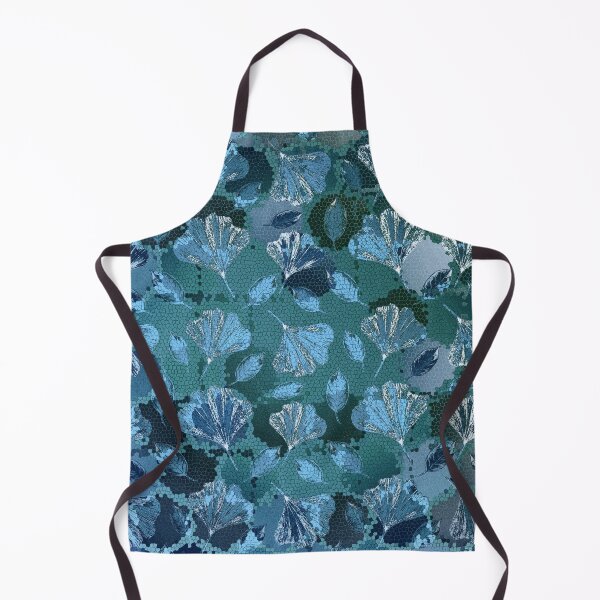 Item preview, Mosaic Ginkgo (Sapphire Blue) designed and sold by RoxanneG.