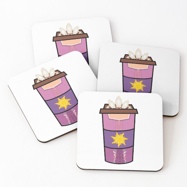 Item preview, Princess Rapunzel inspired coffee tumblr cup hot drink version designed and sold by Jarrell-N-More.