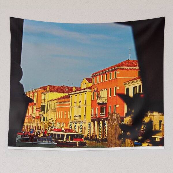 Item preview, Venice Canal and colourful buildings designed and sold by NatureGo.