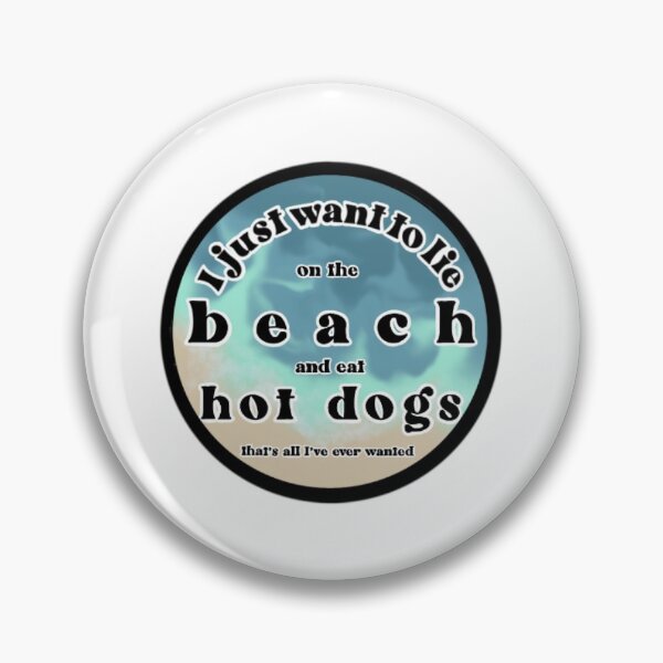 Artikelvorschau, Strand & Hotdogs entworfen und verkauft von jesshyson.