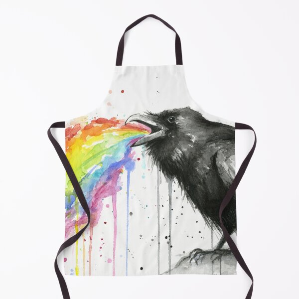 Item preview, Raven Tastes the Rainbow designed and sold by Olga Shvartsur.
