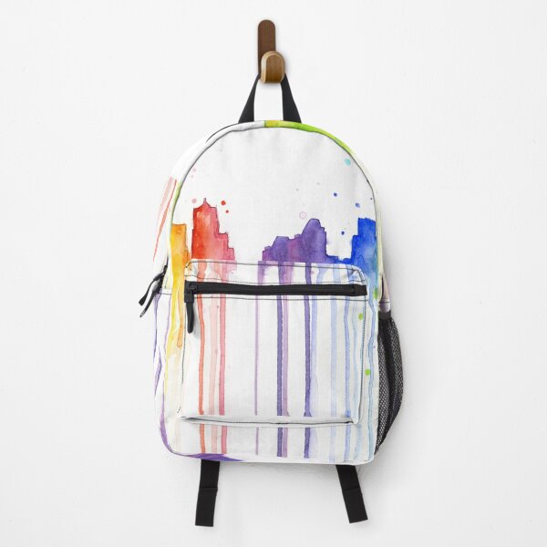 Item preview, Seattle Rainbow Watercolor Silhouette designed and sold by Olga Shvartsur.
