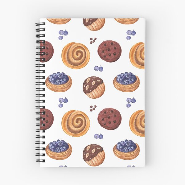 Item preview, Cinnamon Roll, Chocolate Cookies and Blueberry Tartlet  designed and sold by Flowersforbear.