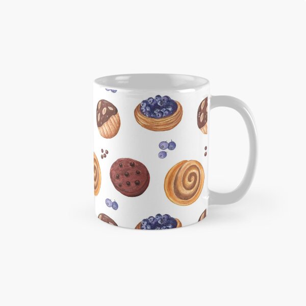 Item preview, Cinnamon Roll, Chocolate Cookies and Blueberry Tartlet  designed and sold by Flowersforbear.