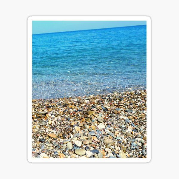 Beach of Pebbles Sticker