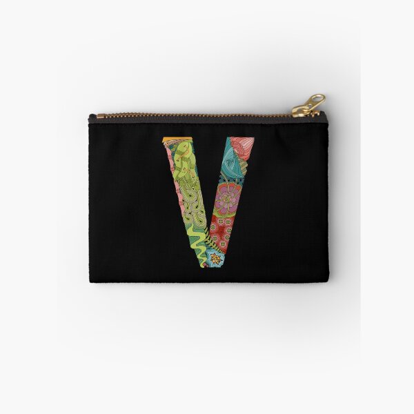 Item preview, V Zentangle Monogram designed and sold by Robin Liefeld.