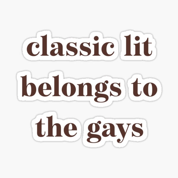 Item preview, classic lit belongs to the gays dark academia designed and sold by neopop.