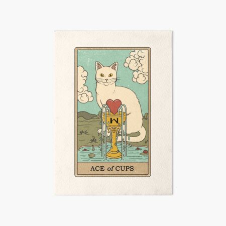 Ace of Cups Art Board Print