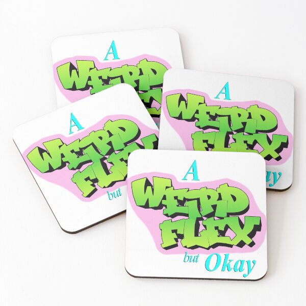 Item preview, A Weird Flex But Okay TV Show Logo Parody designed and sold by YabYumShop.