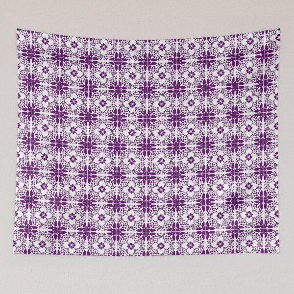 Item preview, Inspired Azores Portugal Tile Purple designed and sold by nelmski.