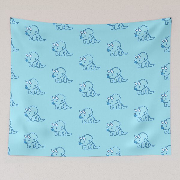 Item preview, Blue Triceratops designed and sold by gabuniverse.