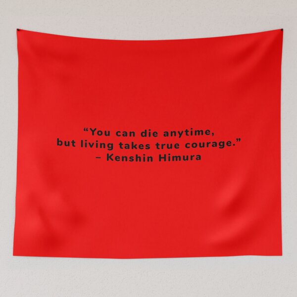 Item preview, Kenshin Himura - Quote designed and sold by Epicanimequotes.