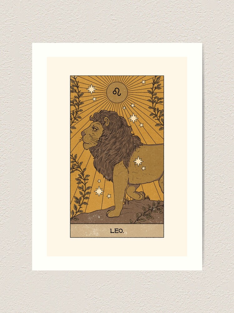 Alternate view of Leo Art Print