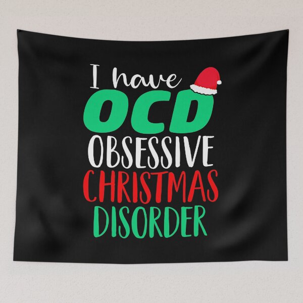 Item preview, OCD Obsessive Christmas Disorder Holiday Season designed and sold by mBshirts.