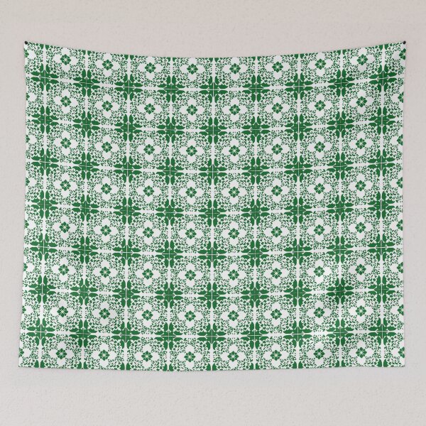 Item preview, Inspired Azorean tile in green designed and sold by nelmski.