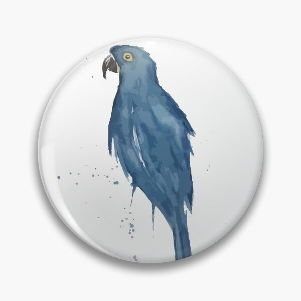 Item preview, Birds blue macaw arara watercolor designed and sold by melissemoreira.