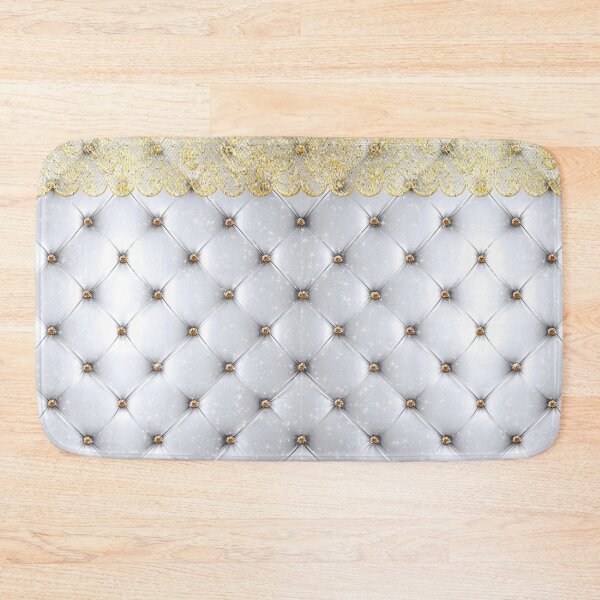 Item preview, Tufted Texture White Gemstones Gold Lace designed and sold by Jolly-Yosei.