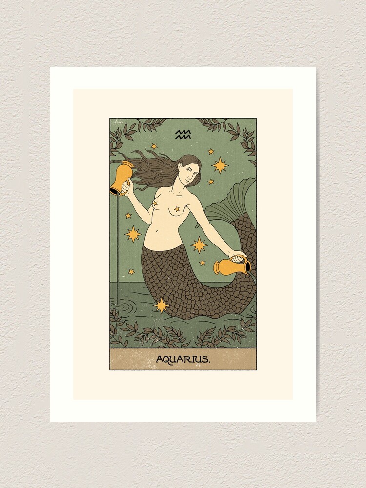 Alternate view of Aquarius Art Print