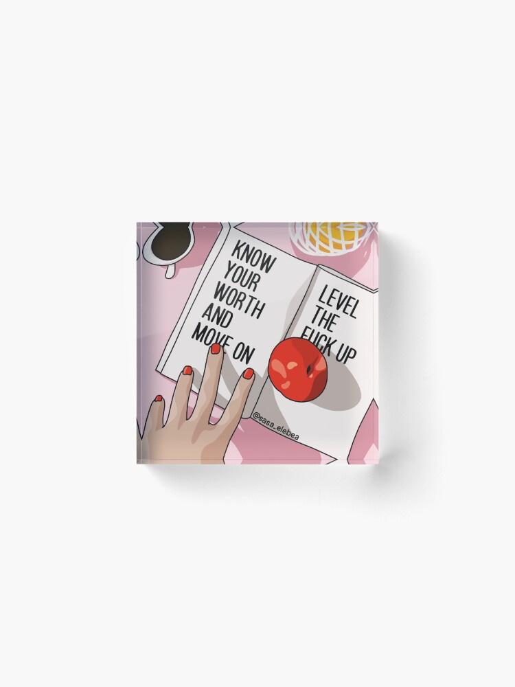 Alternate view of Move on by Sasa Elebea Acrylic Block