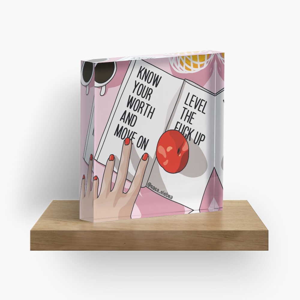 Move on by Sasa Elebea Acrylic Block