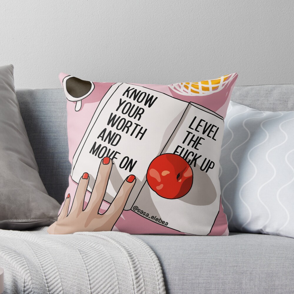Item preview, Throw Pillow designed and sold by elebea.