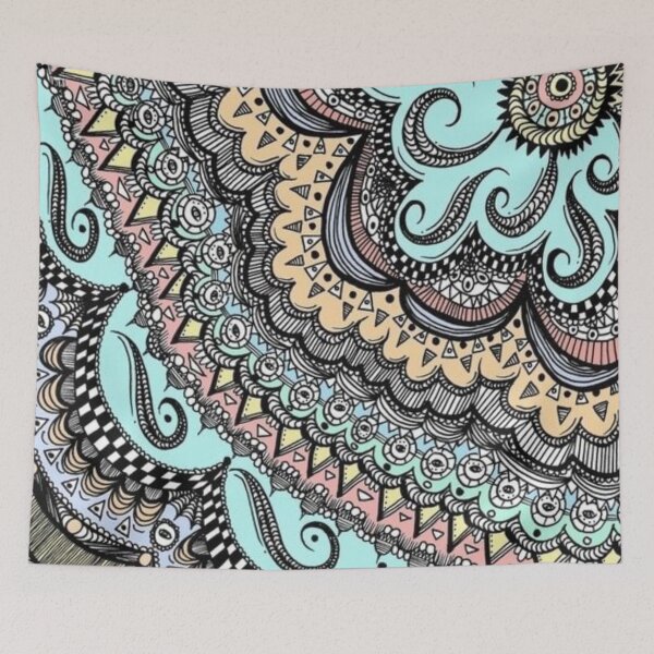 Item preview, Boho mandala in corner  designed and sold by hillarymoore06.