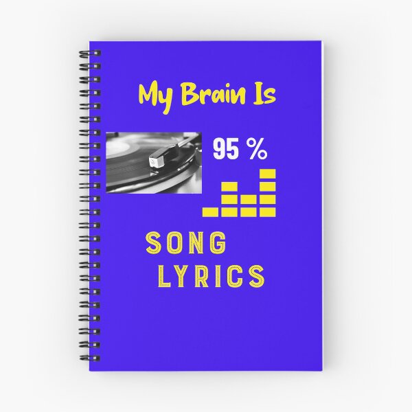 Item preview, My Brain Is 95% Song Lyrics! Music Piano Song Singer Vocal  designed and sold by musicmusicpin.