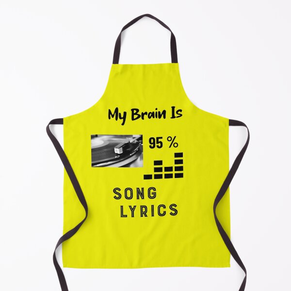 Item preview, My Brain Is 95% Song Lyrics! Music Piano Song Singer Vocal designed and sold by musicmusicpin.